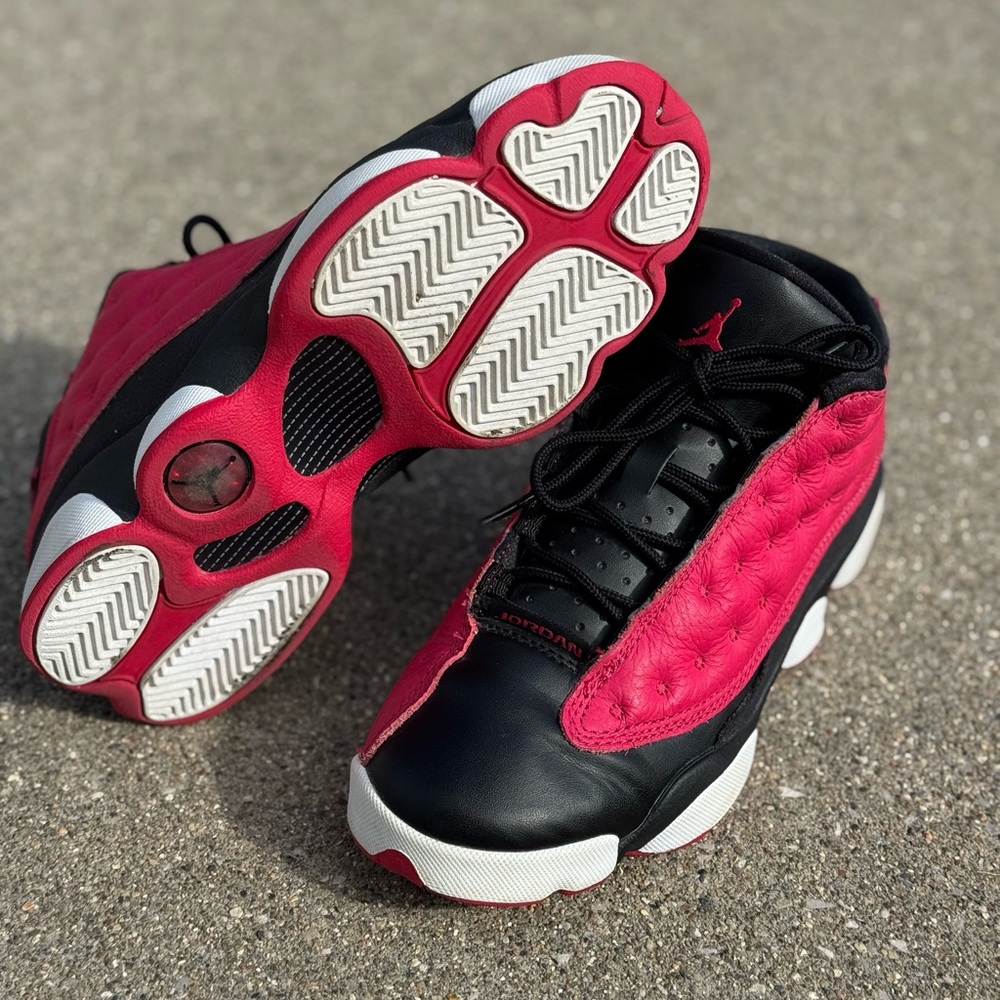 Jordan Kids Sneakers Black and Red